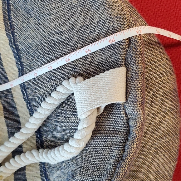 •lovestitch•Canvas look nautical rope design bucket backpack - Picture 7 of 8